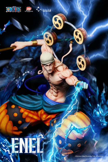 Light Year Studio - Licensed One Piece Thunder God Enel Statue | 版权 航海王 雷神 Enel 雕像 - Image 8