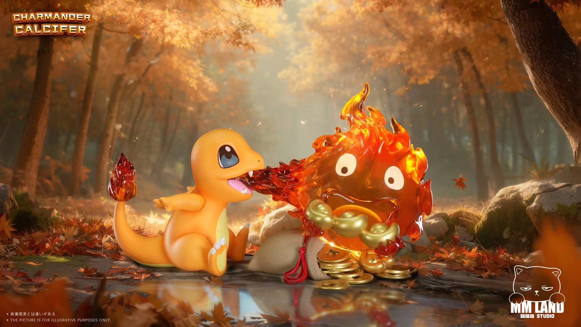 MMLAND STUDIO - Charmander Calcifer Dream Linkage - 小火龙卡西法梦幻联动 - Image 1