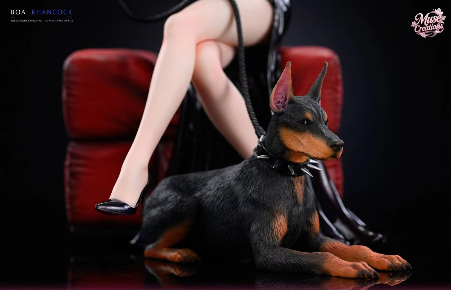 MUSE STUDIO - Empress with Dog Leather Outfit | 牵狗女帝 皮衣版 - Image 2