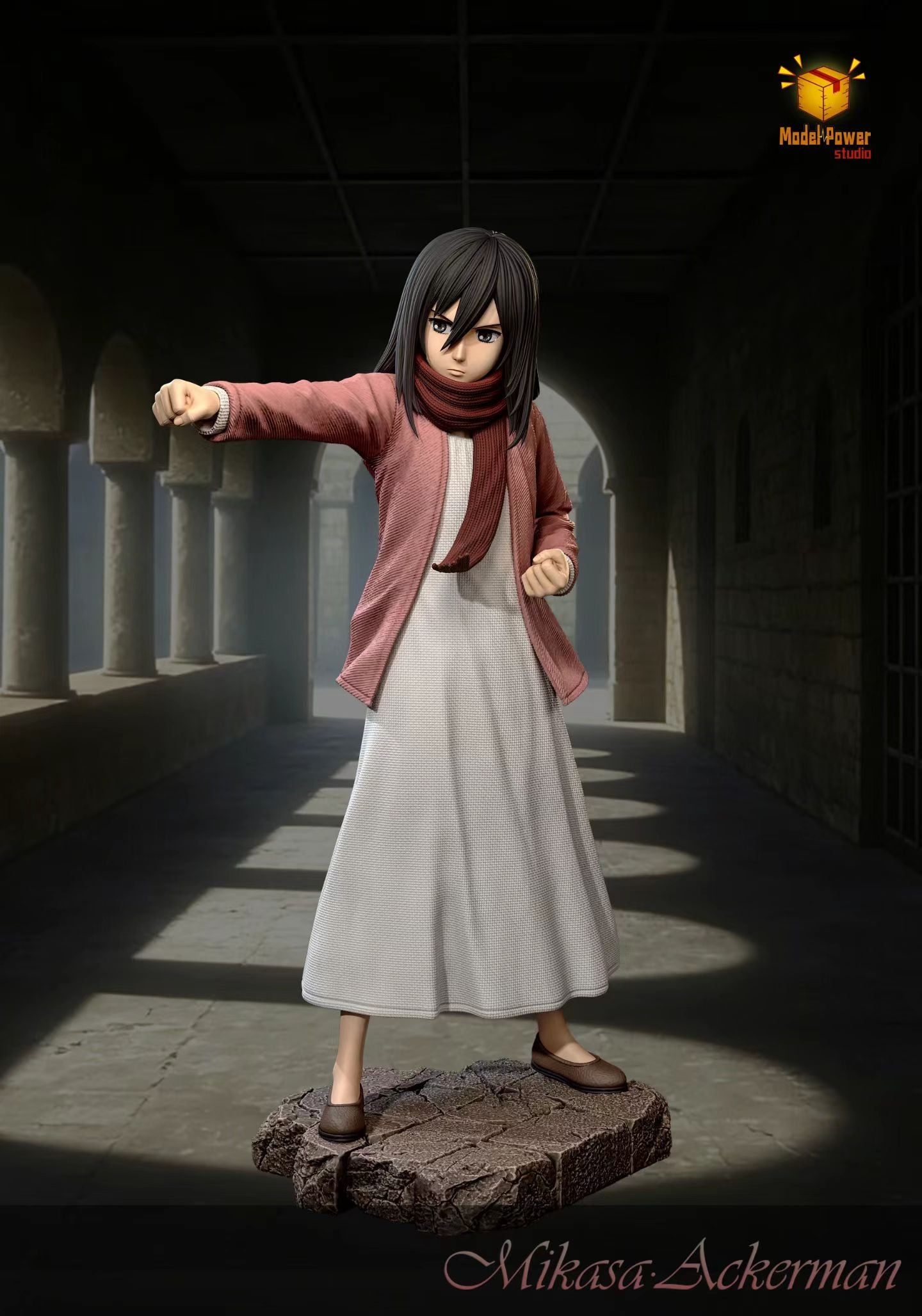 Model Power Studio - Attack on Titan Mikasa | 进击的巨人 三笠 - Image 4