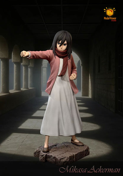 Model Power Studio - Attack on Titan Mikasa | 进击的巨人 三笠 - Image 4