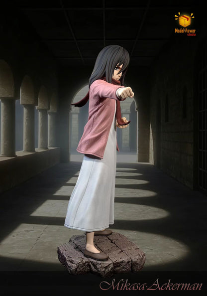 Model Power Studio - Attack on Titan Mikasa | 进击的巨人 三笠 - Image 1