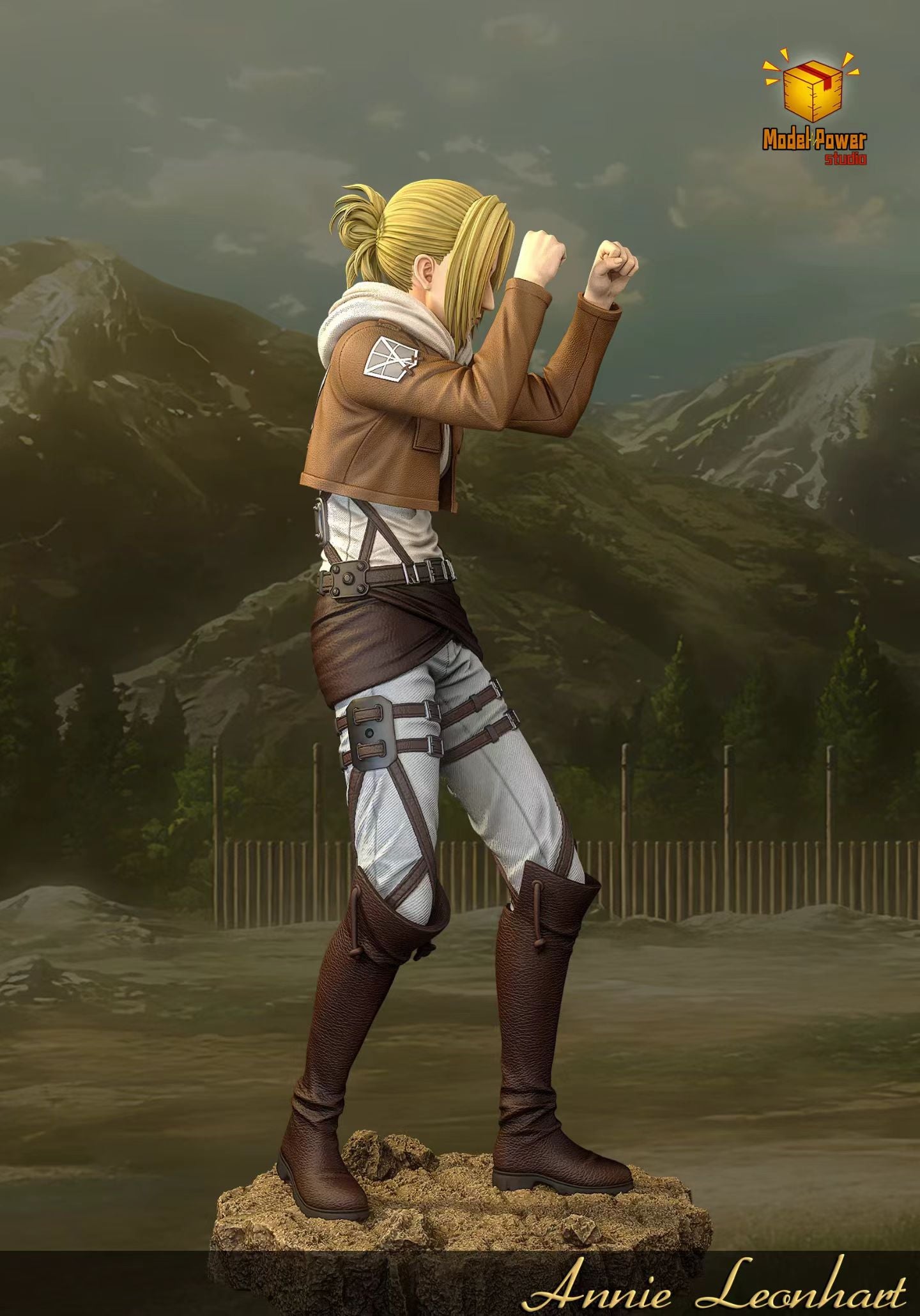 Model Power Studio - Model Power Studio Attack on Titan Annie Prepare for Battle | Model Power Studio 进击的巨人 备战阿妮 - Image 1