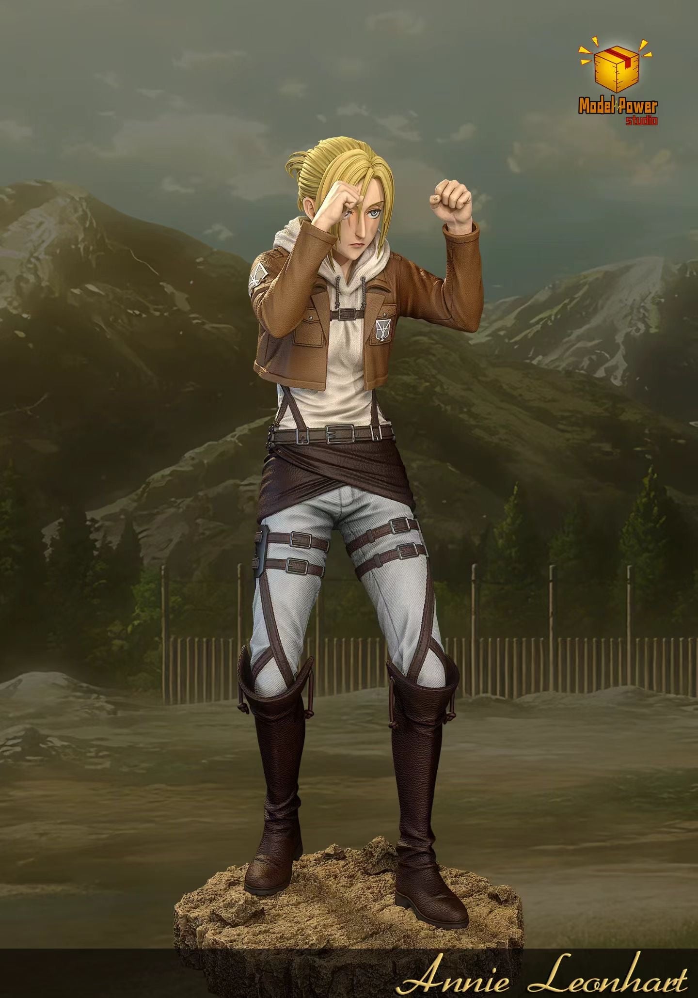 Model Power Studio - Model Power Studio Attack on Titan Annie Prepare for Battle | Model Power Studio 进击的巨人 备战阿妮 - Image 4