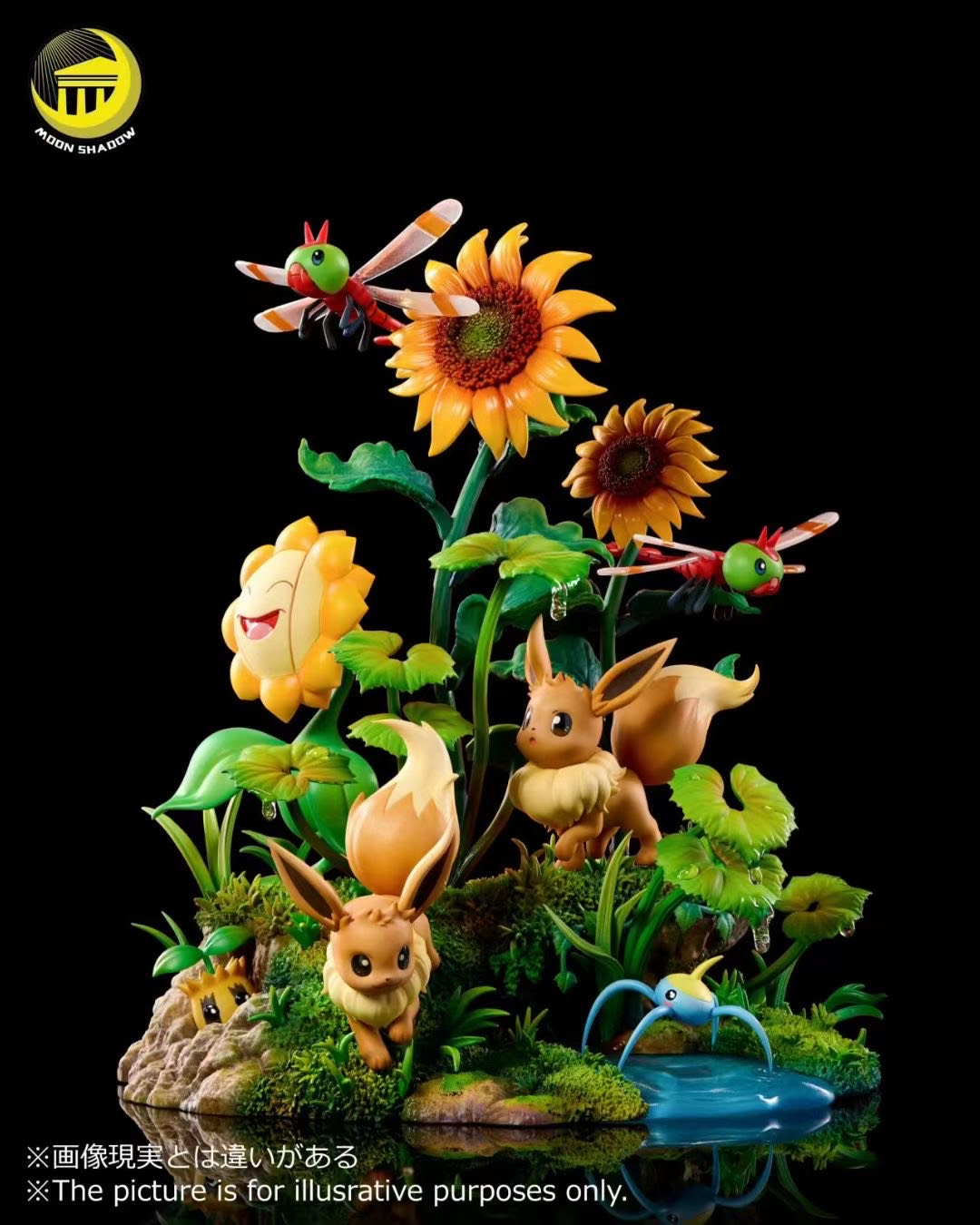 Moon Studio Natural Series Eevee Fifth Edition - Eevee Pikachu Scene - Image 4