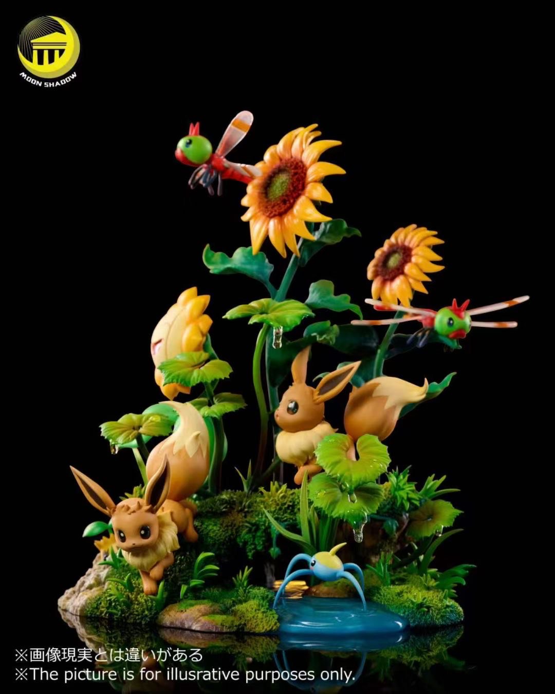 Moon Studio Natural Series Eevee Fifth Edition - Eevee Pikachu Scene - Image 8