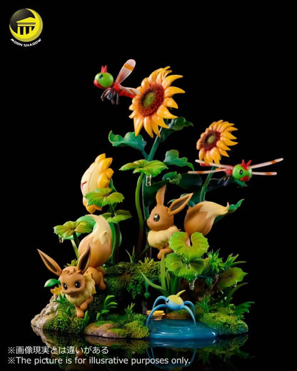 Moon Studio Natural Series Eevee Fifth Edition - Eevee Pikachu Scene - Image 8