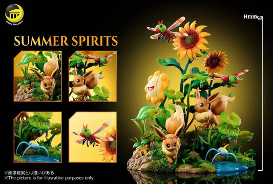 Moon Studio Natural Series Eevee Fifth Edition - Eevee Pikachu Scene - Image 6
