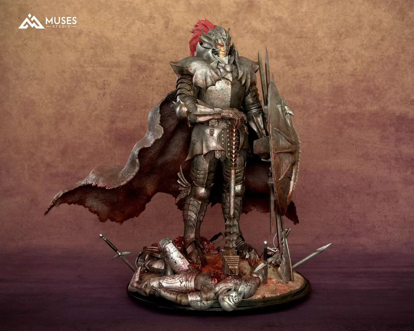Muses Studio - Berserk Young Grunbeld Human Form Dual Head Sculpt | 剑风传奇 青年火龙 古伦贝鲁特 人类形态双头雕 - Image 1
