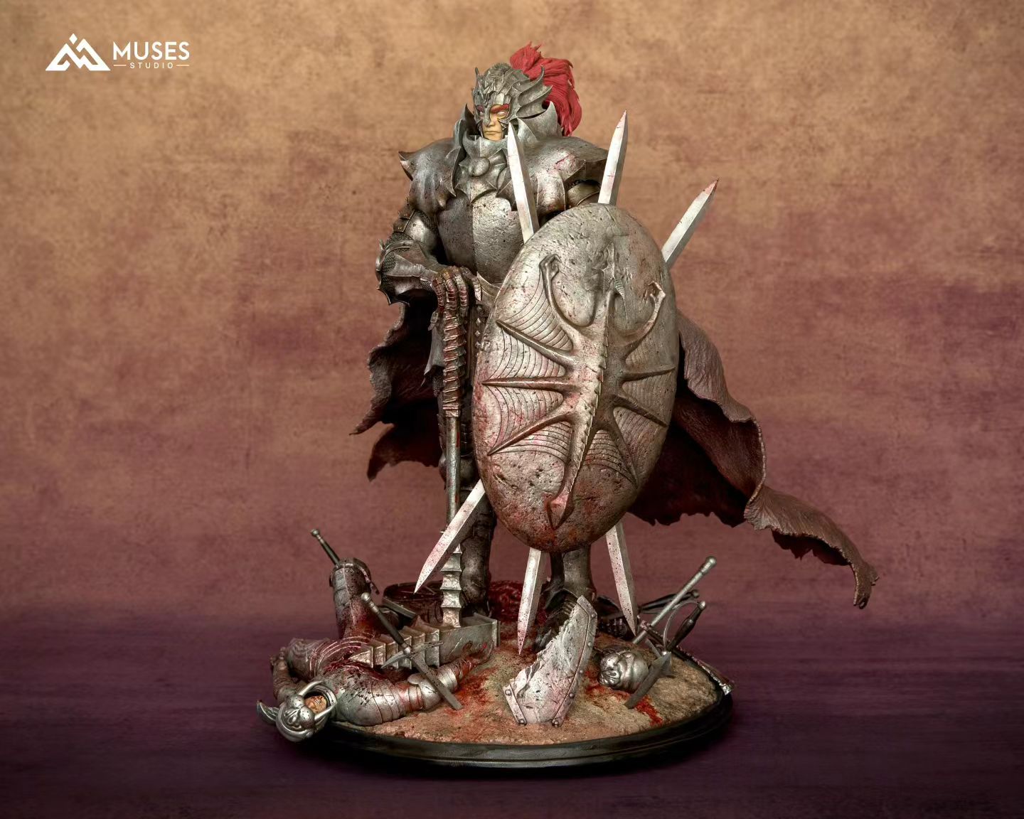 Muses Studio - Berserk Young Grunbeld Human Form Dual Head Sculpt | 剑风传奇 青年火龙 古伦贝鲁特 人类形态双头雕 - Image 6