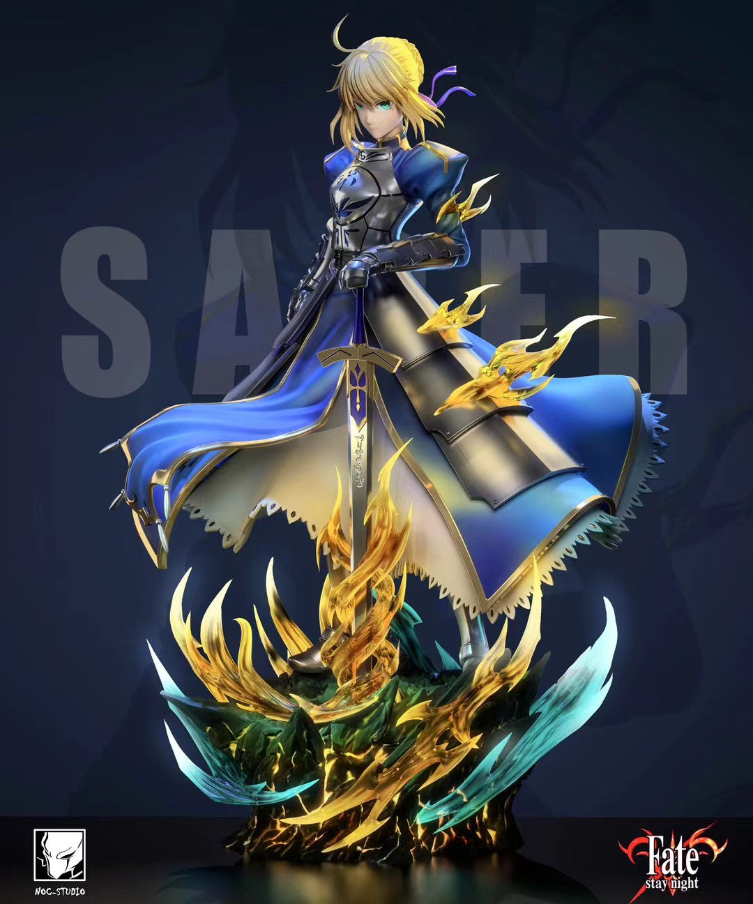 Noc Studio - Noc Arthuria Pendragon Fate Saber | Noc 亚瑟王呆毛王 命运 Saber - Image 4
