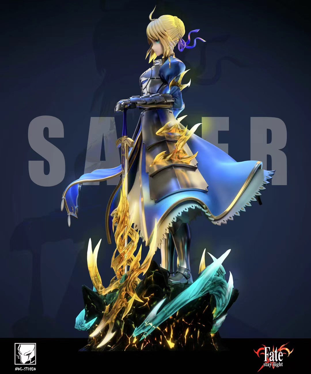 Noc Studio - Noc Arthuria Pendragon Fate Saber | Noc 亚瑟王呆毛王 命运 Saber - Image 1