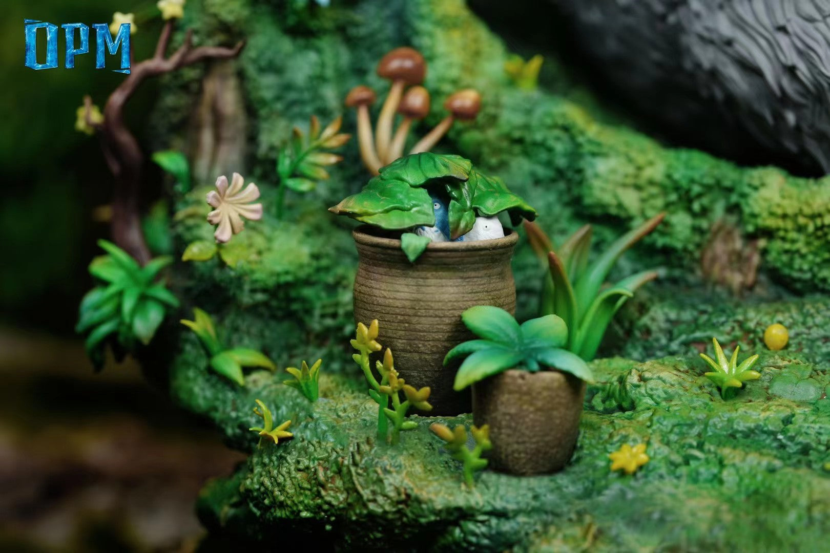 OPM Studio - Miyazaki Desktop Totoro Tree Hole Scene Mei Big Totoro Small Totoro | 宫崎骏 桌面 龙猫 树洞龙猫 小梅 大龙猫 小龙猫 - Image 2