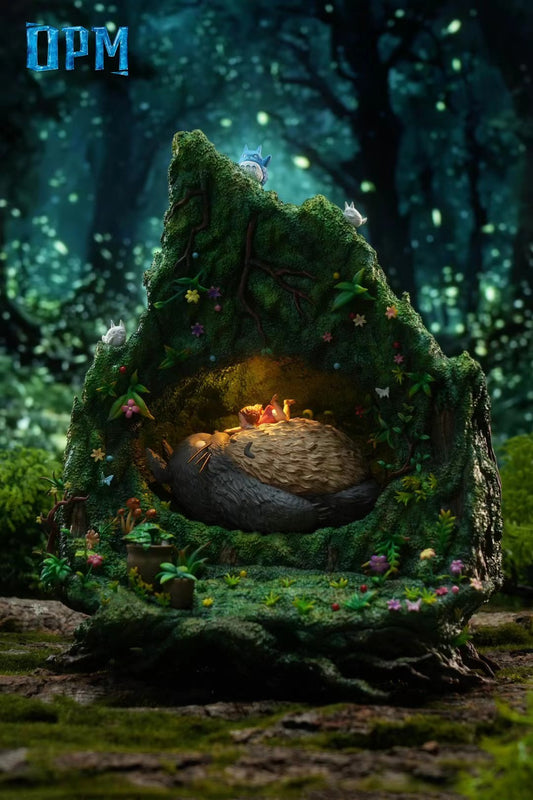 OPM Studio - Miyazaki Desktop Totoro Tree Hole Scene Mei Big Totoro Small Totoro | 宫崎骏 桌面 龙猫 树洞龙猫 小梅 大龙猫 小龙猫 - Image 5