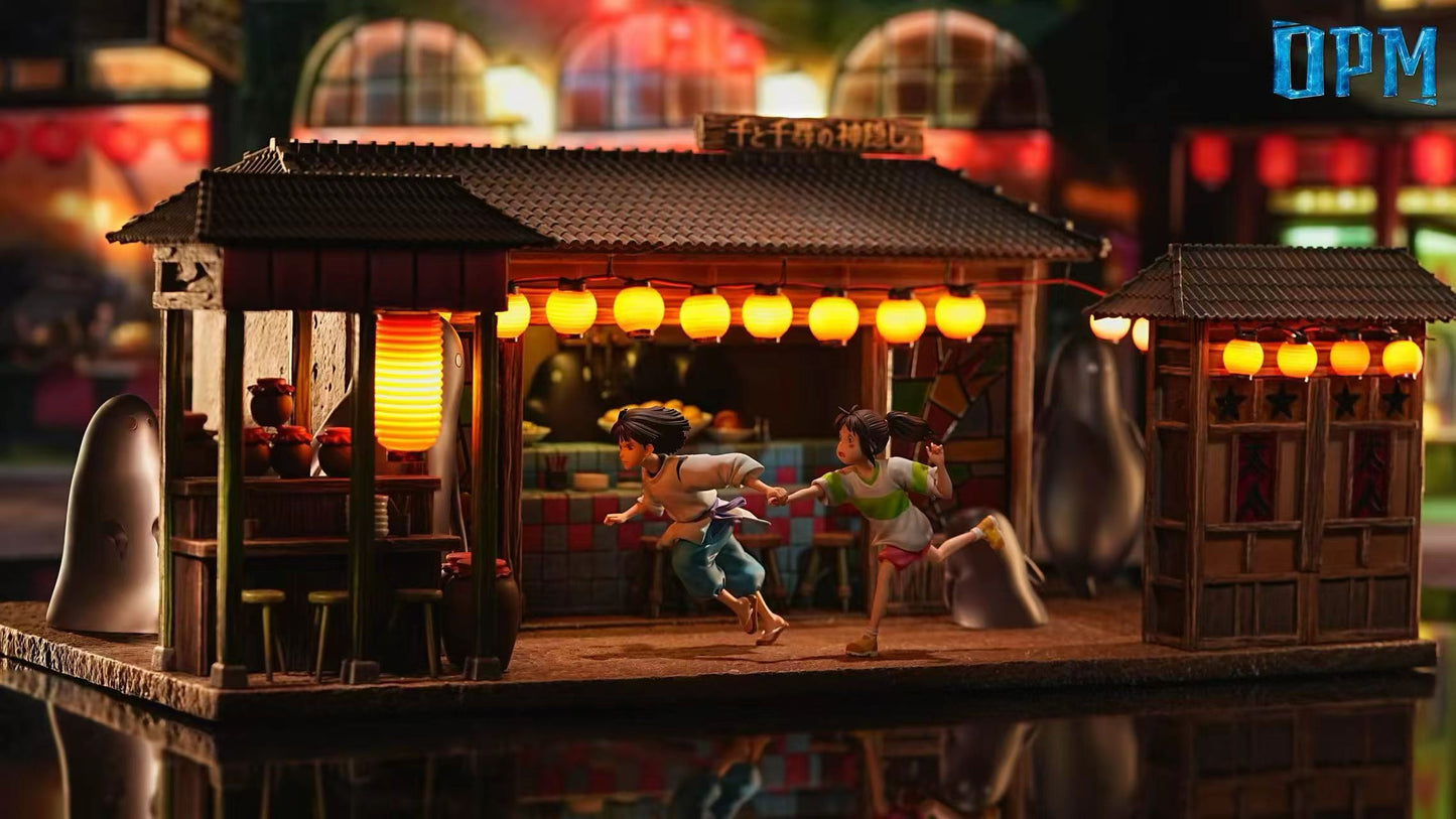 OPM Studio - OPM Studio Miyazaki Desktop Scene 015 Spirited Away Running | OPM宫崎骏桌面场景015千与千寻奔跑 - Image 1