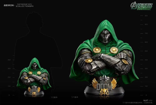Pin Jiang IRON - MQ067 Doctor Doom Bust | MQ067 毁灭博士 胸像 - Image 5
