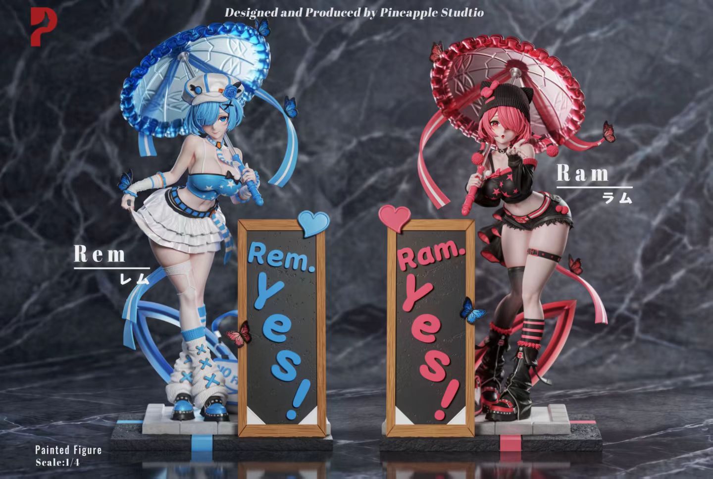 Pineapple Studio - Licensed Re Zero Starting Life in Another World Rem Ram Night Shibuya | 版权 Re 从零开始的异世界生活 雷姆 拉姆 涩谷夜序 - Image 7