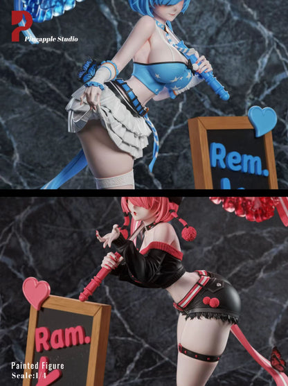 Pineapple Studio - Licensed Re Zero Starting Life in Another World Rem Ram Night Shibuya | 版权 Re 从零开始的异世界生活 雷姆 拉姆 涩谷夜序 - Image 2