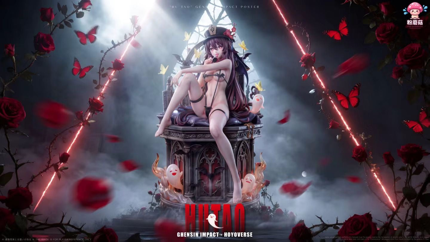 Pink Mushroom Studio - Licensed Genshin Impact Hu Tao Underworld Night Banquet | 版权 原神 胡桃 幽冥夜宴 - Image 7