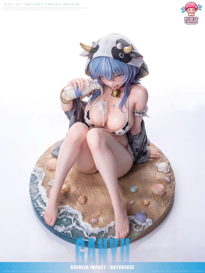 Pink Mushroom Studio - Licensed Ganyu Coconut Milk Sea Breeze | 版权 甘雨 椰奶海风 - Image 1