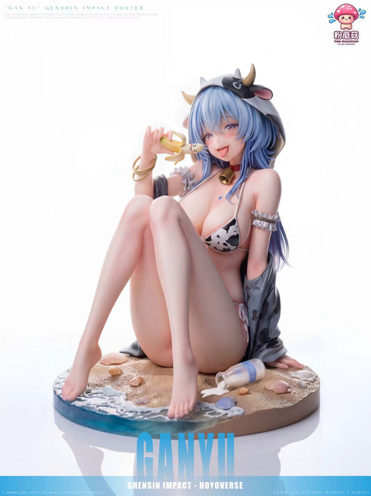 Pink Mushroom Studio - Licensed Ganyu Coconut Milk Sea Breeze | 版权 甘雨 椰奶海风 - Image 7
