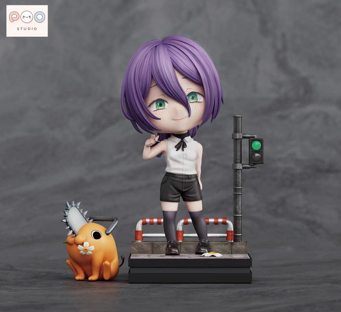 PoPo Studio - Q version Reze Desk Statue | Q版蕾塞 桌摆 - Image 1