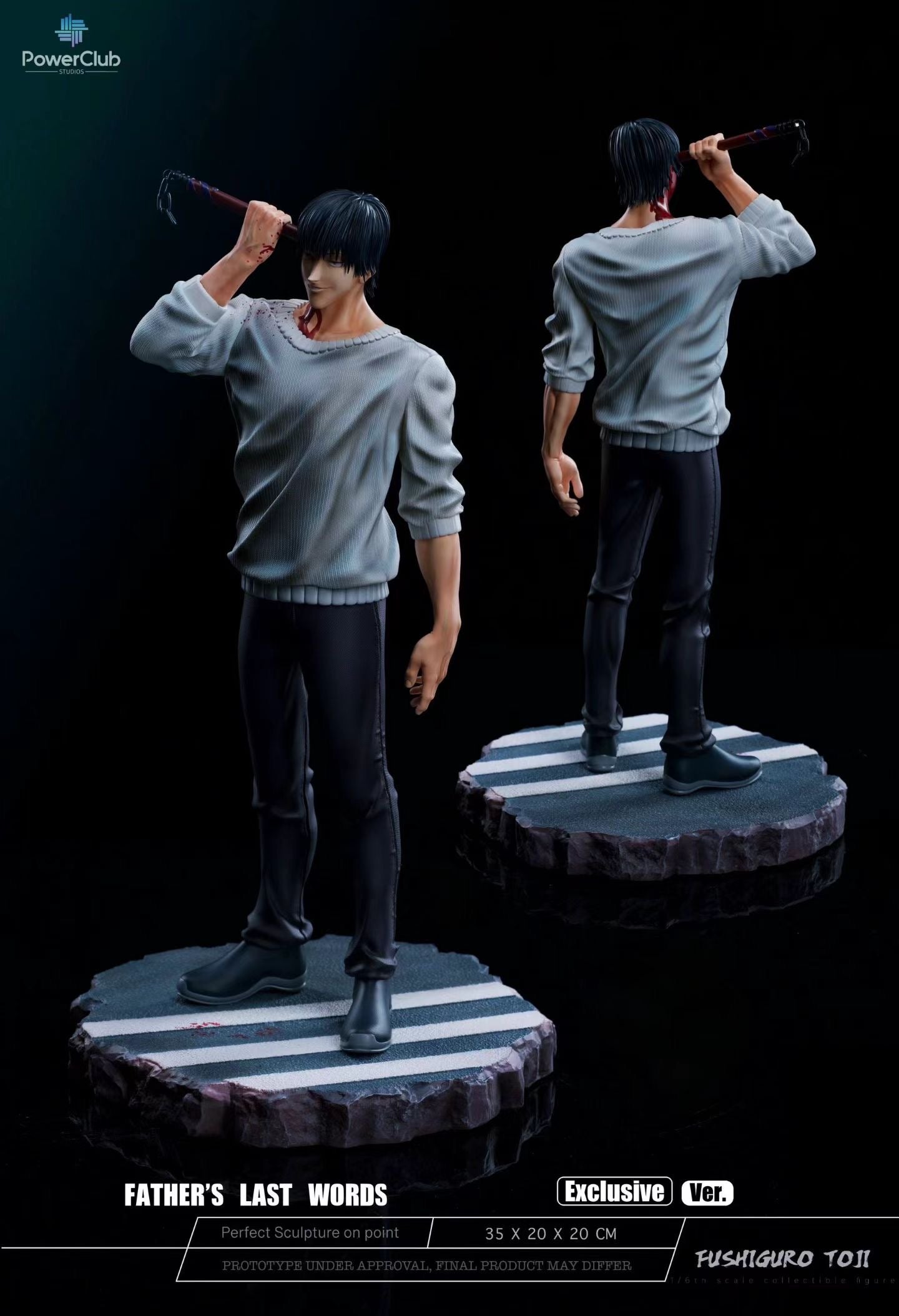 PowerClub Studios - PowerClub Studios Fushiguro Toji Seppuku 1/6 Collectible Figure Statue | PowerClub Studios 伏黑甚尔自裁1/6 收藏手办雕像 - Image 2
