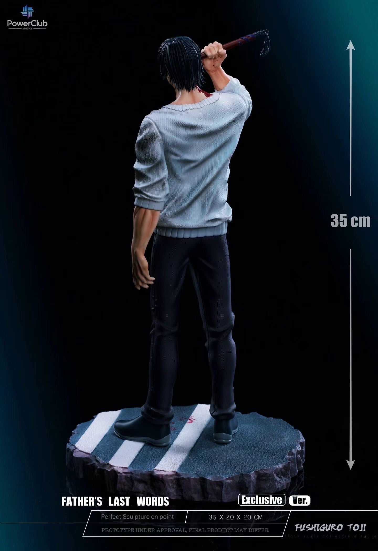 PowerClub Studios - PowerClub Studios Fushiguro Toji Seppuku 1/6 Collectible Figure Statue | PowerClub Studios 伏黑甚尔自裁1/6 收藏手办雕像 - Image 3