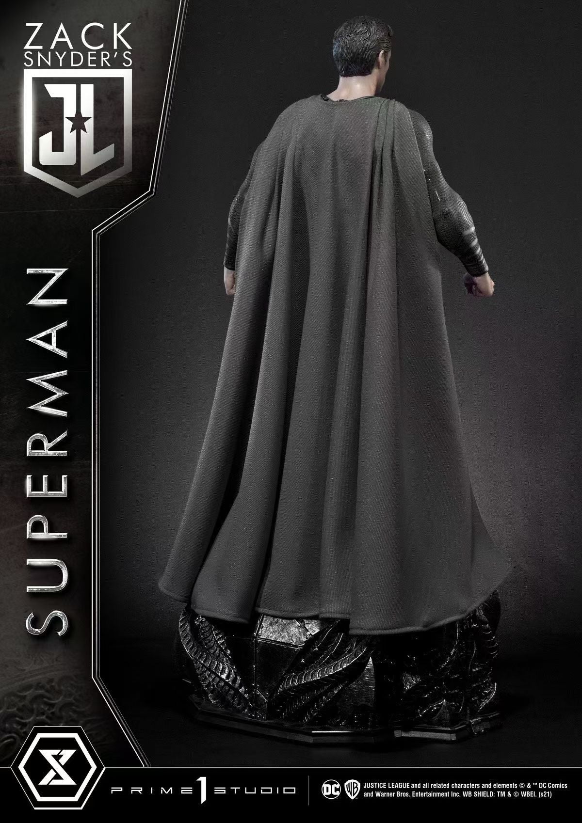 Prime 1 Studio - Licensed Justice League Zack Snyder's Cut Black Suit Superman | 版权 正义联盟 扎导剪辑版 黑色超人 - Image 1