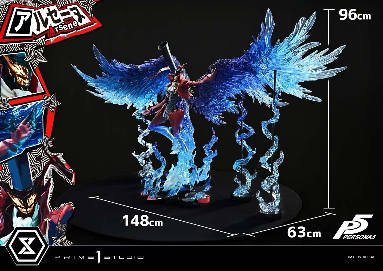 Prime 1 Studio Persona 5 Arsene 1/4 Scale Statue - Image 3