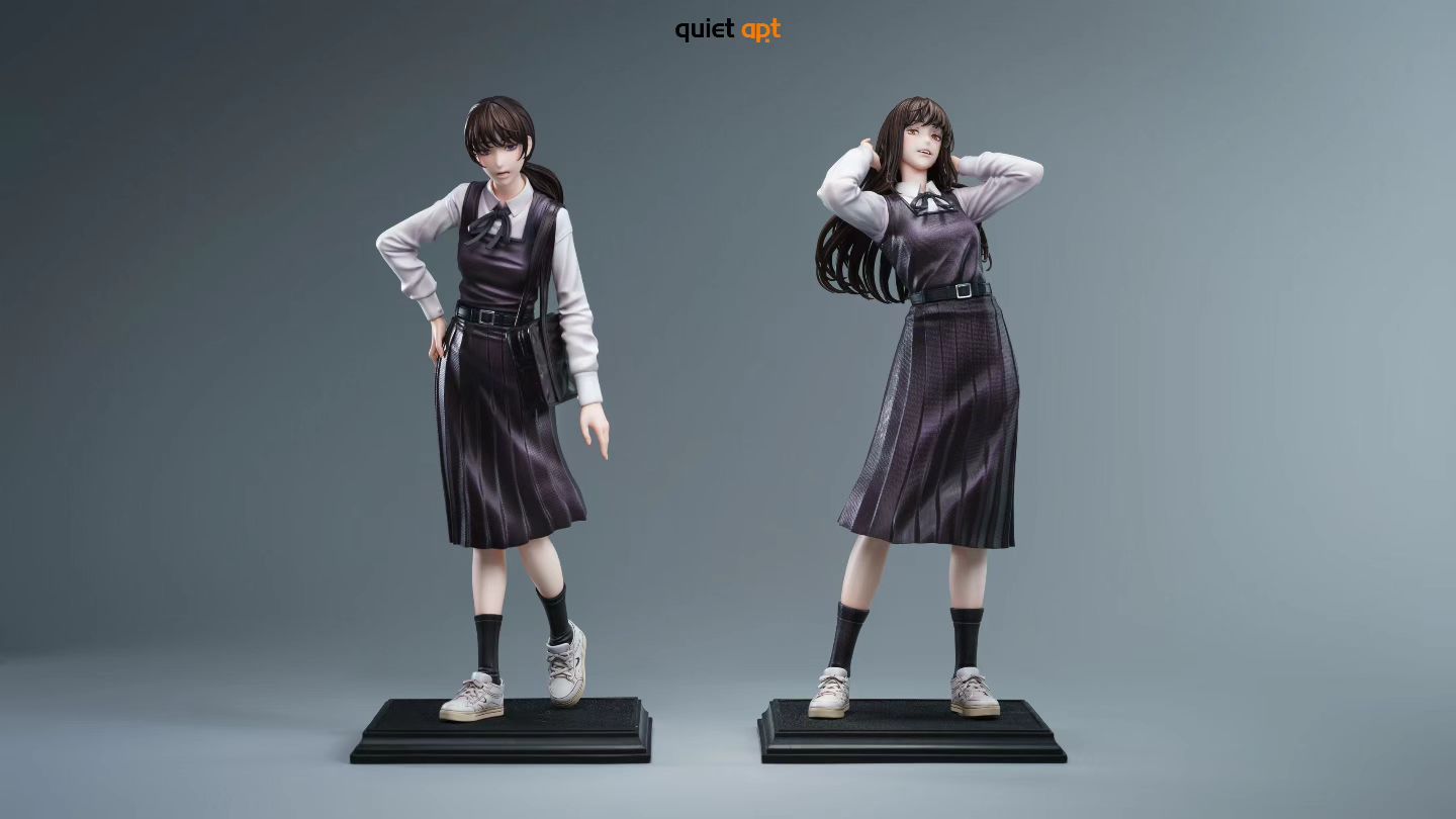 QuietArt Studio - Chainsaw Man Asa Mitaka & Yoru | 电锯人 三鹰朝＆战争恶魔 夜 - Image 6