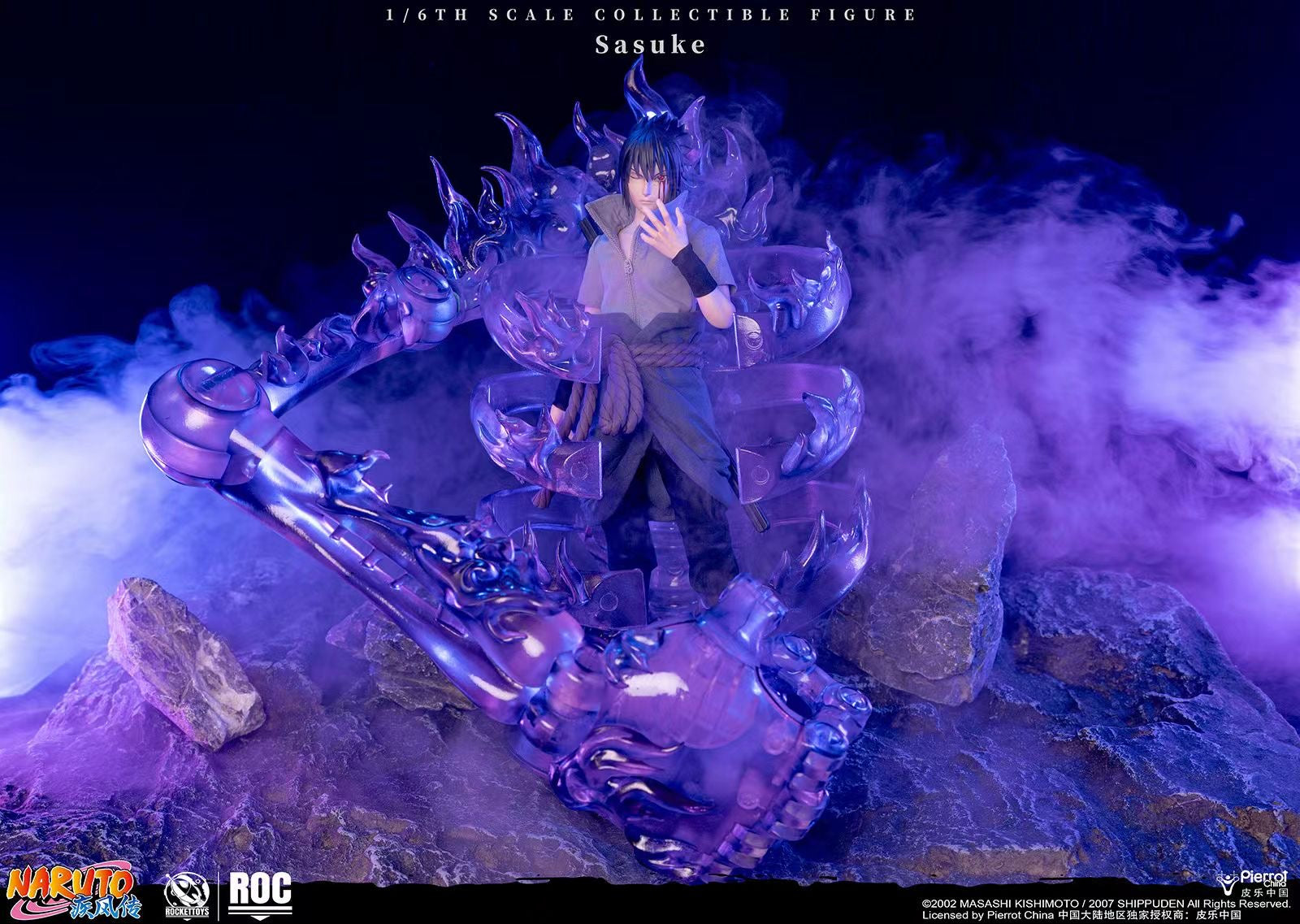 ROCKETTOYS - Licensed Naruto Shippuden Sasuke Uchiha Sasuke 1/6 Scale Action Figure | 版权 火影忍者 疾风传 宇智波佐助 1/6 可动人偶 - Image 2