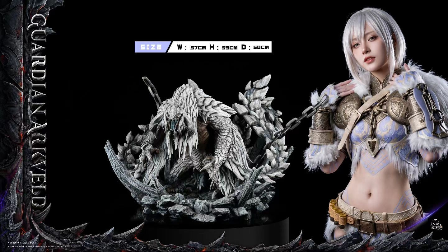 RZ Studio - Monster Hunter World Elder Dragon Lock Blade Dragon | 怪物猎人荒野 历战王锁刃龙 收藏雕像 - Image 1