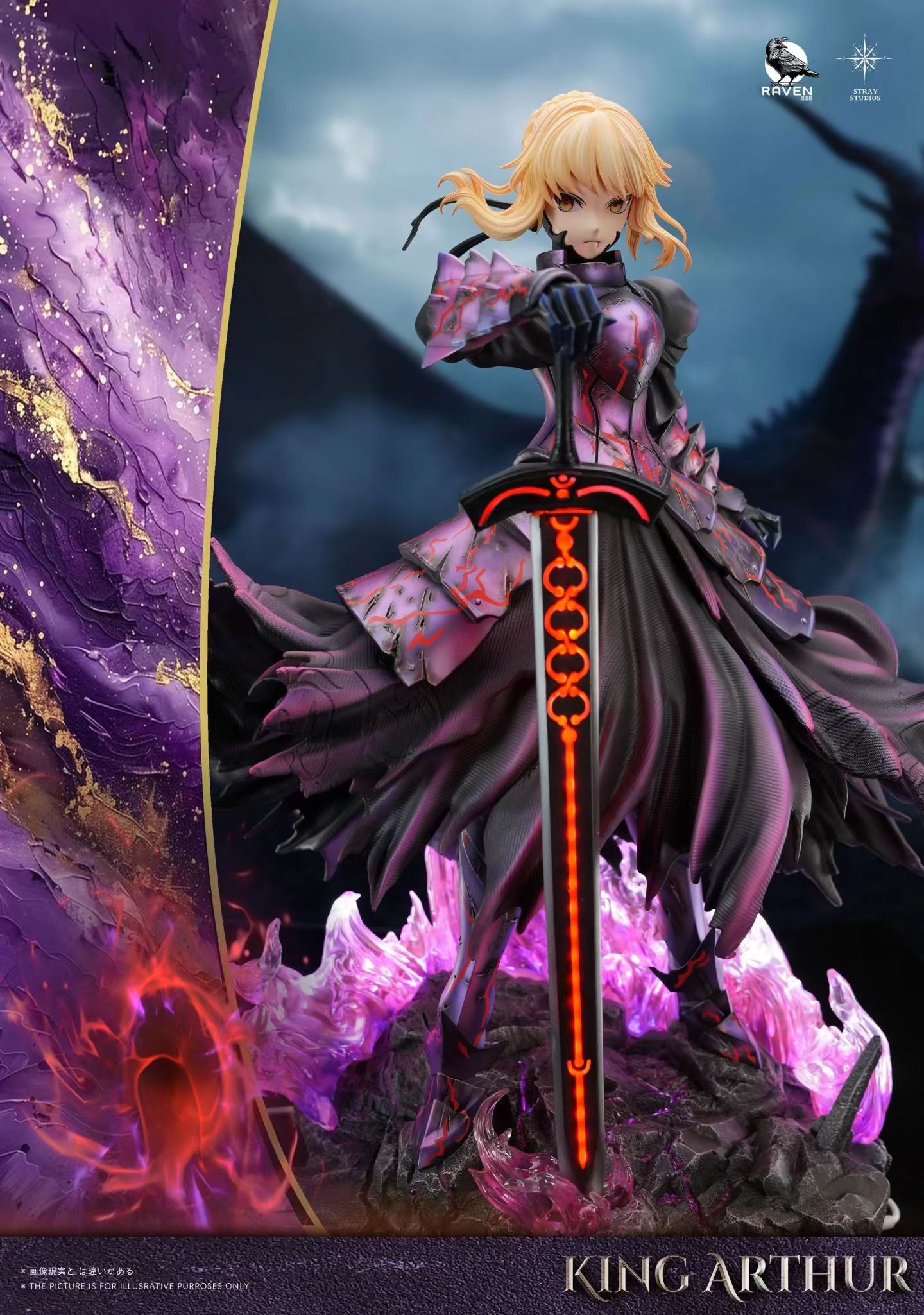 Raven x Stray Studio - Ultimate Series 2nd Saber Alter | 至臻系列第二弹黑呆 - Image 8