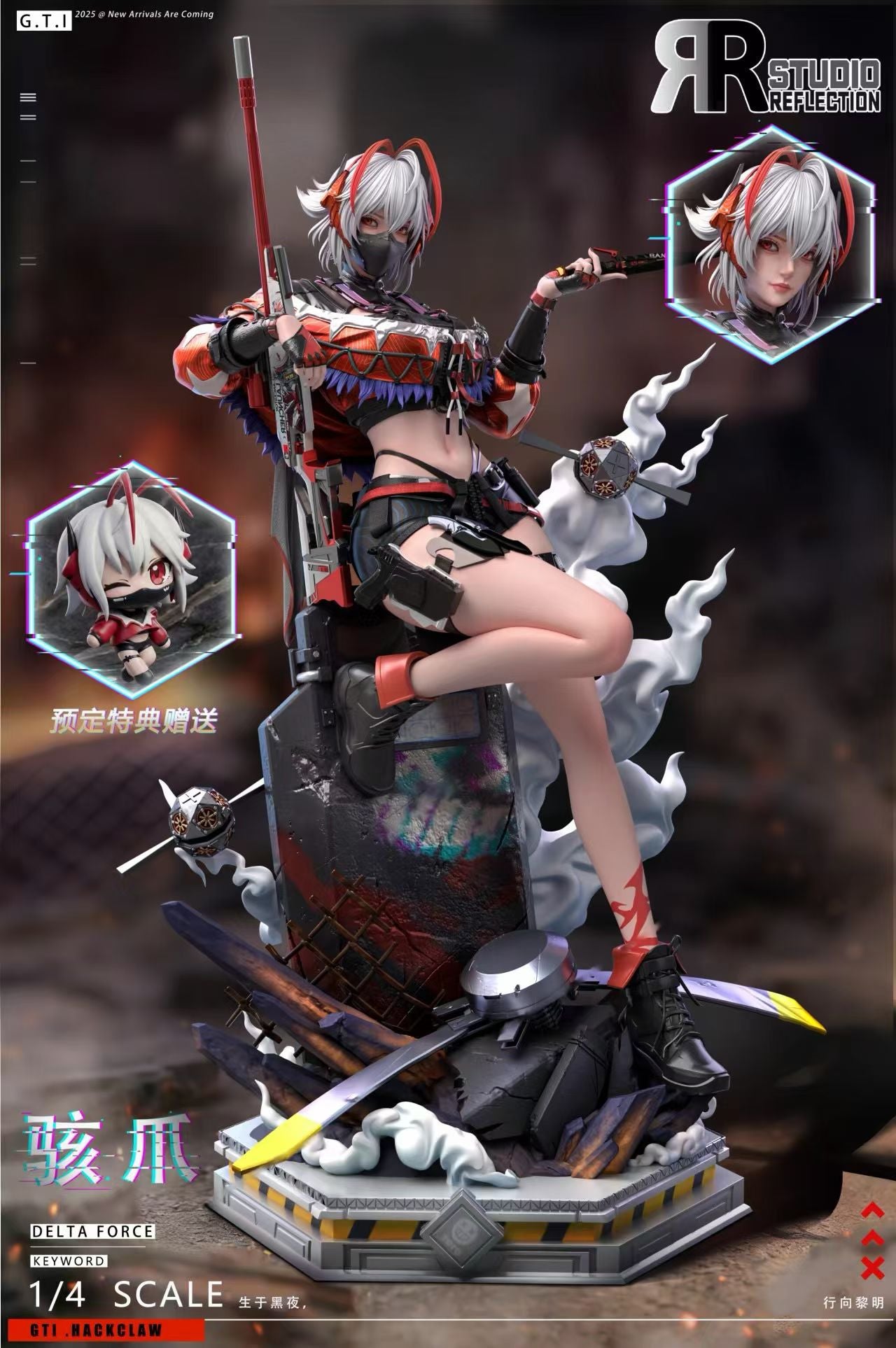 Reflection Studio X Mi Yin Studio - Licensed Vaishtal & Claw Statue | 版权 维什戴尔&骇爪雕像 - Image 2