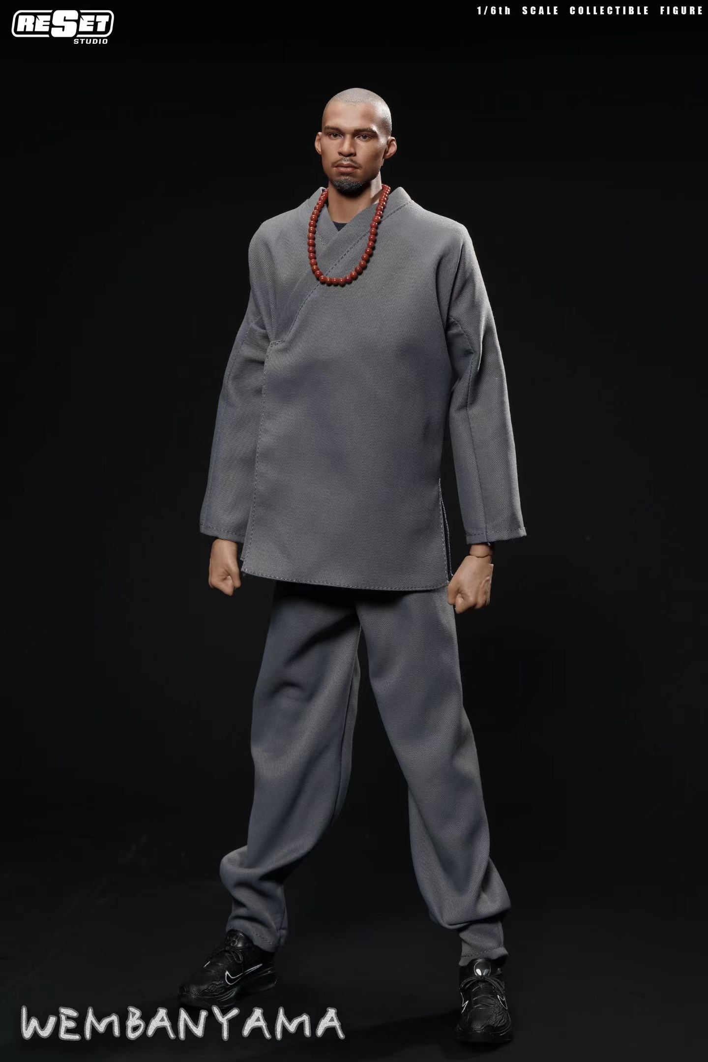 ResetStudio - ResetStudio Articulated Eye Victor Wembanyama Dual Sculpt 1/6 Action Figure Set | ResetStudio 可动眼 文班亚马双造型 1/6 可动人偶套装 - Image 8