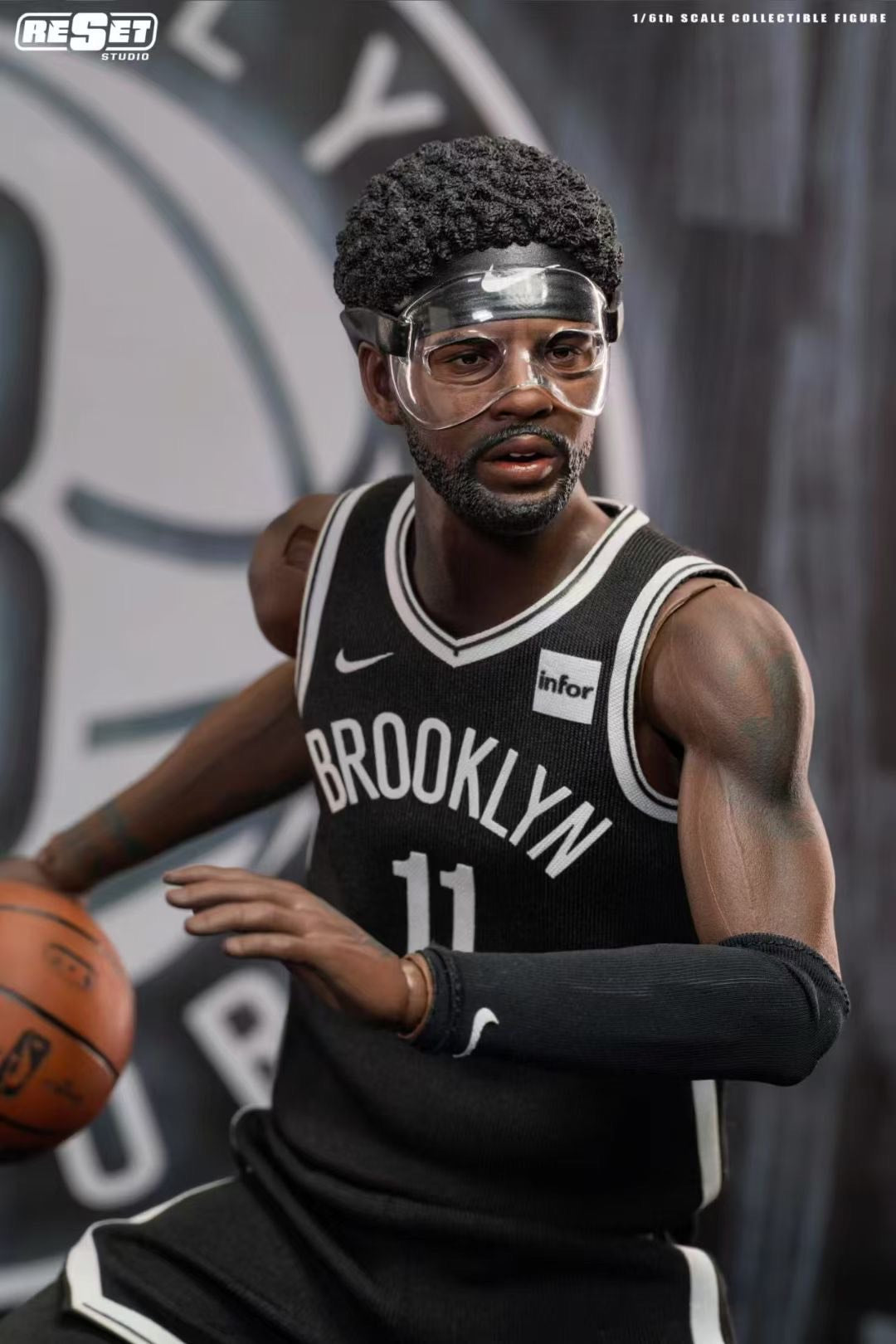 ResetStudio Brooklyn Nets Masked Kyrie Irving 1/6 Collectible Action Figure - Image 2