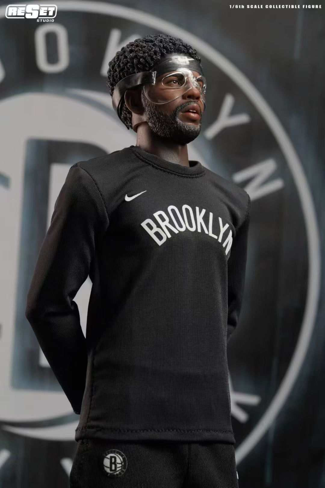 ResetStudio Brooklyn Nets Masked Kyrie Irving 1/6 Collectible Action Figure - Image 7