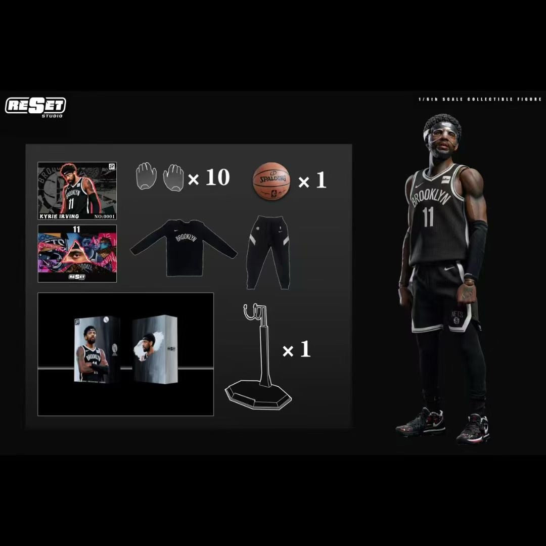 ResetStudio Brooklyn Nets Masked Kyrie Irving 1/6 Collectible Action Figure - Image 8