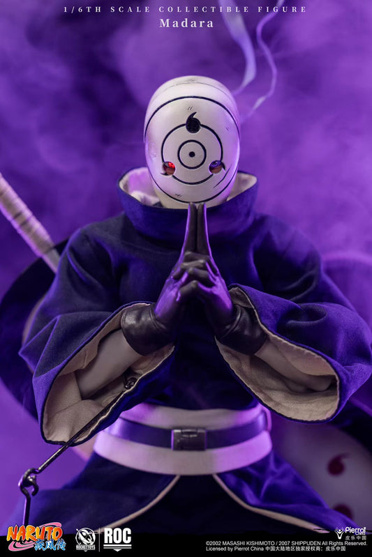 Rocket Toys - Licensed Naruto Shippuden Madara Uchiha White Mask | 版权 火影忍者 疾风传 宇智波斑 白面具 - Image 2