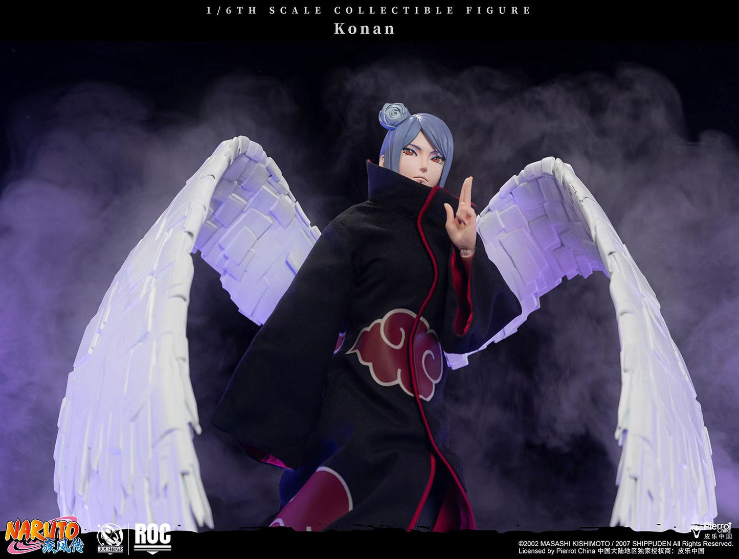 Rocket Toys - Licensed Naruto Shippuden Konan 1/6 Action Figure | 版权 火影忍者 疾风传 Konan 小南 1/6可动人偶 - Image 5