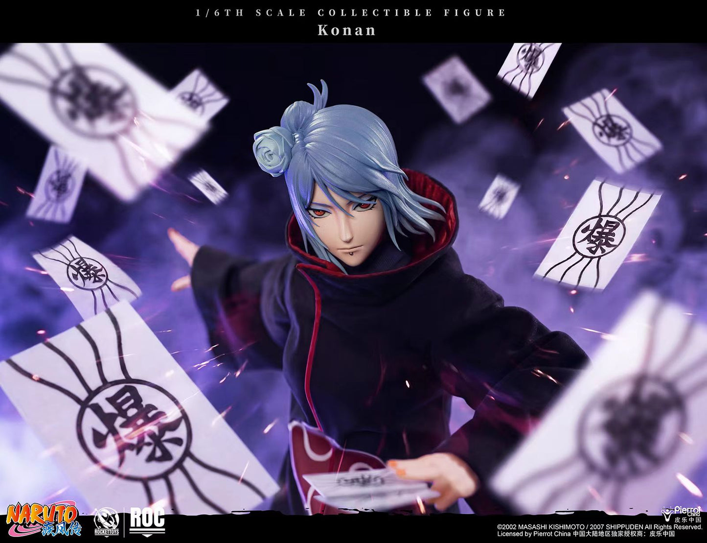 Rocket Toys - Licensed Naruto Shippuden Konan 1/6 Action Figure | 版权 火影忍者 疾风传 Konan 小南 1/6可动人偶 - Image 7