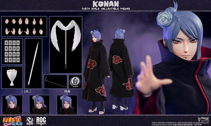 Rocket Toys - Licensed Naruto Shippuden Konan 1/6 Action Figure | 版权 火影忍者 疾风传 Konan 小南 1/6可动人偶 - Image 1