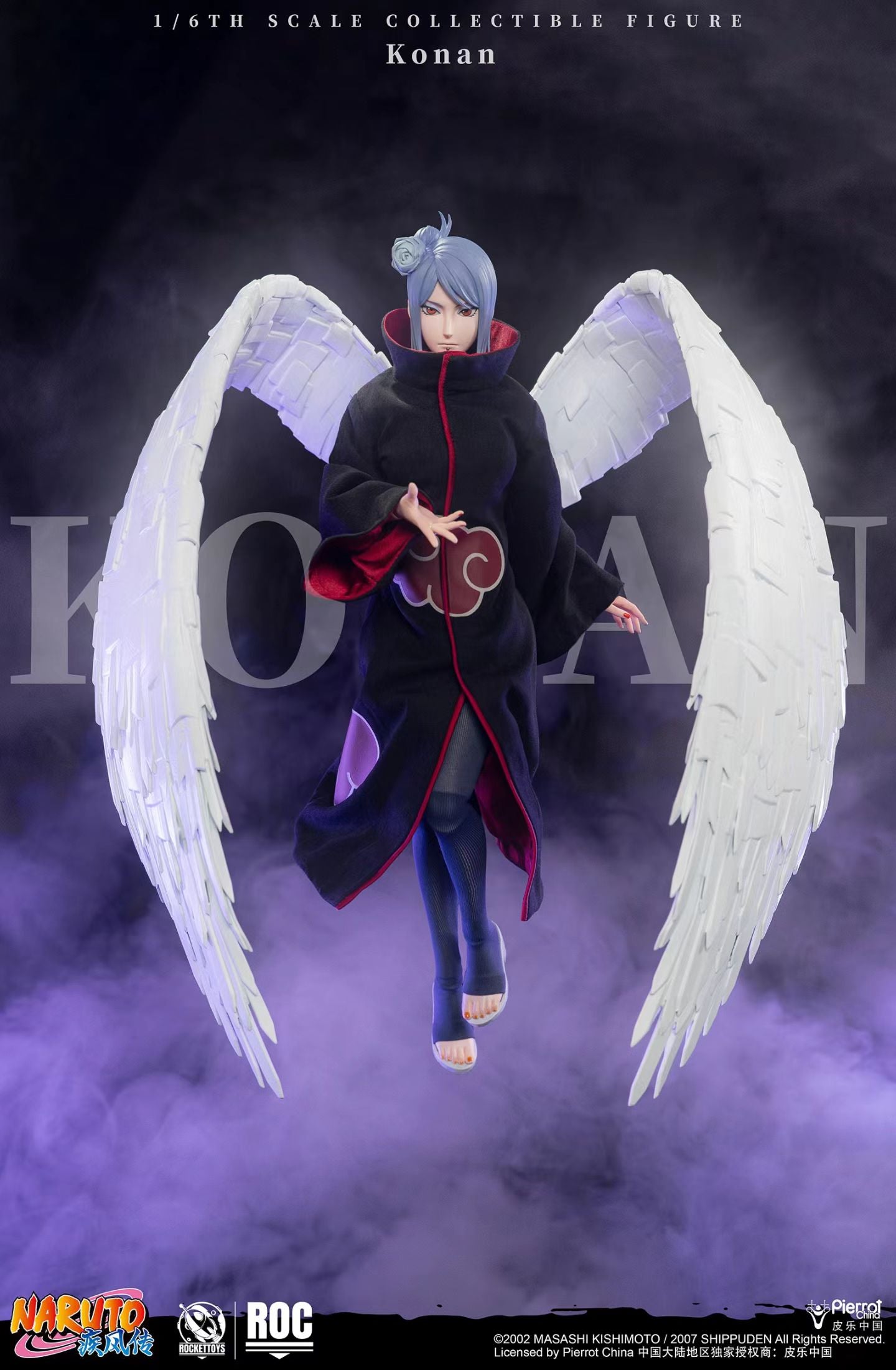 Rocket Toys - Licensed Naruto Shippuden Konan 1/6 Action Figure | 版权 火影忍者 疾风传 Konan 小南 1/6可动人偶 - Image 8