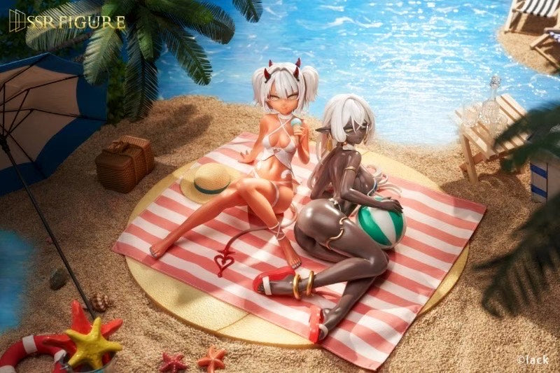 SSR FIGURE Caffeine & Dark Elf Dancer Summer Ver. 1/7 Scale Figure - Image 8