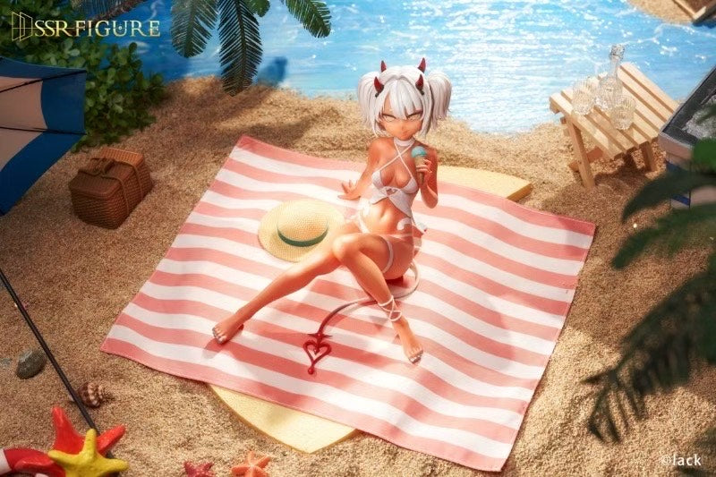SSR FIGURE Caffeine & Dark Elf Dancer Summer Ver. 1/7 Scale Figure - Image 1