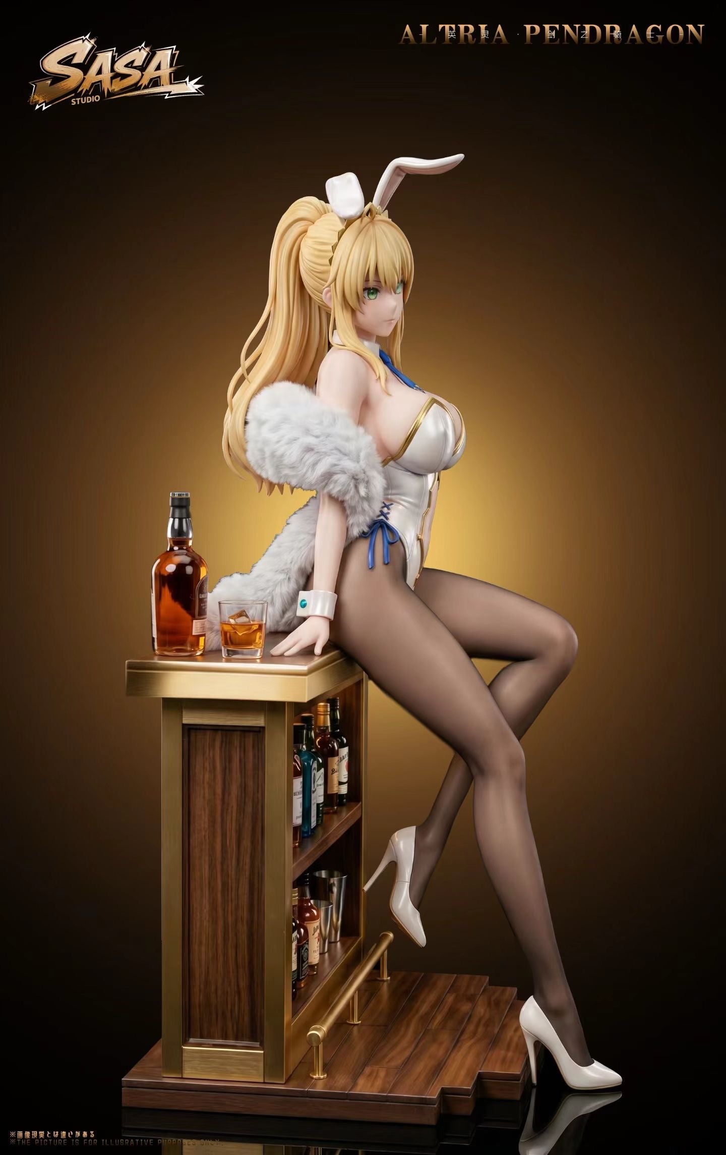 SaSa Studio - Artoria Bunny Girl | 阿尔托莉雅 兔女郎 - Image 5