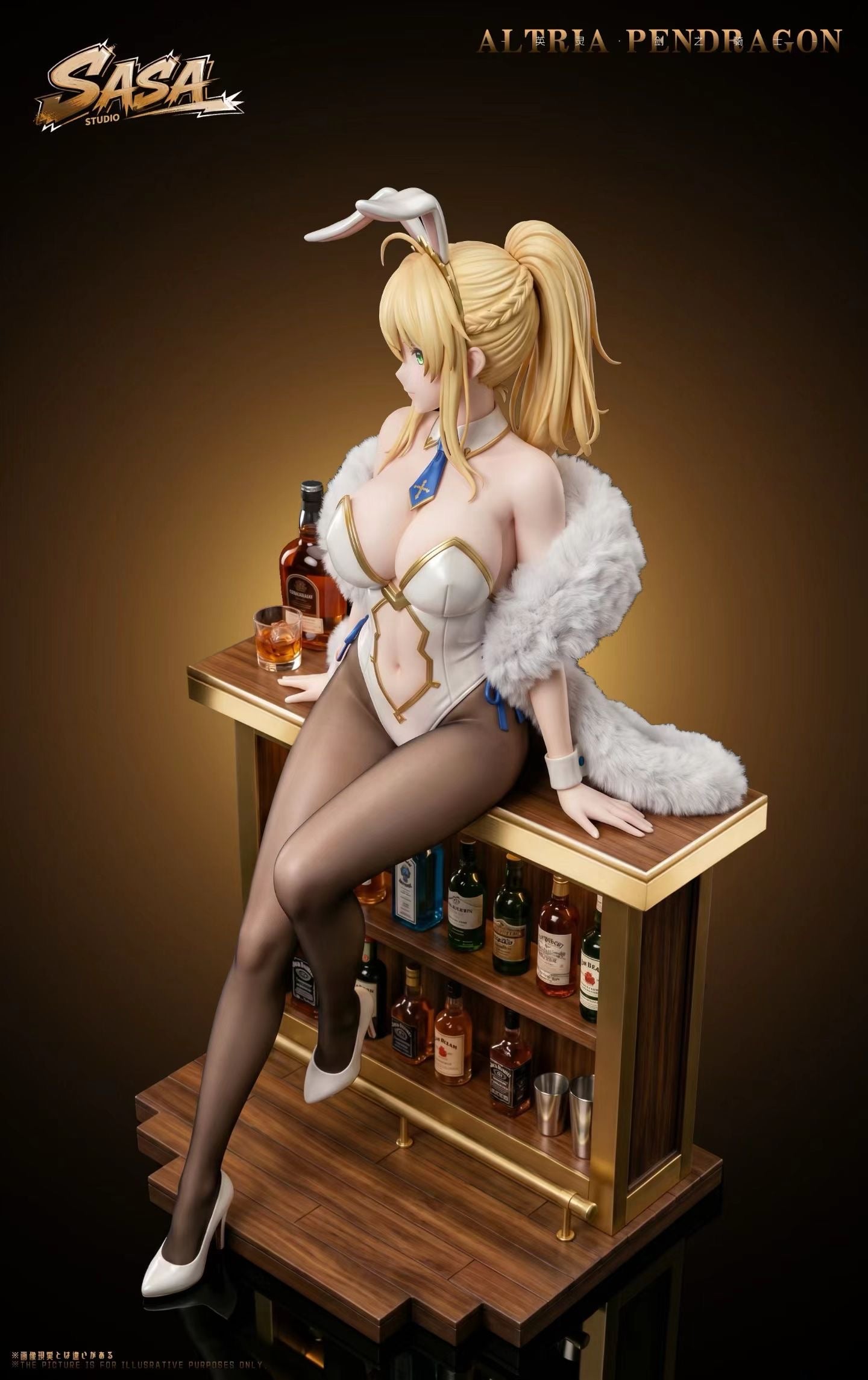 SaSa Studio - Artoria Bunny Girl | 阿尔托莉雅 兔女郎 - Image 3