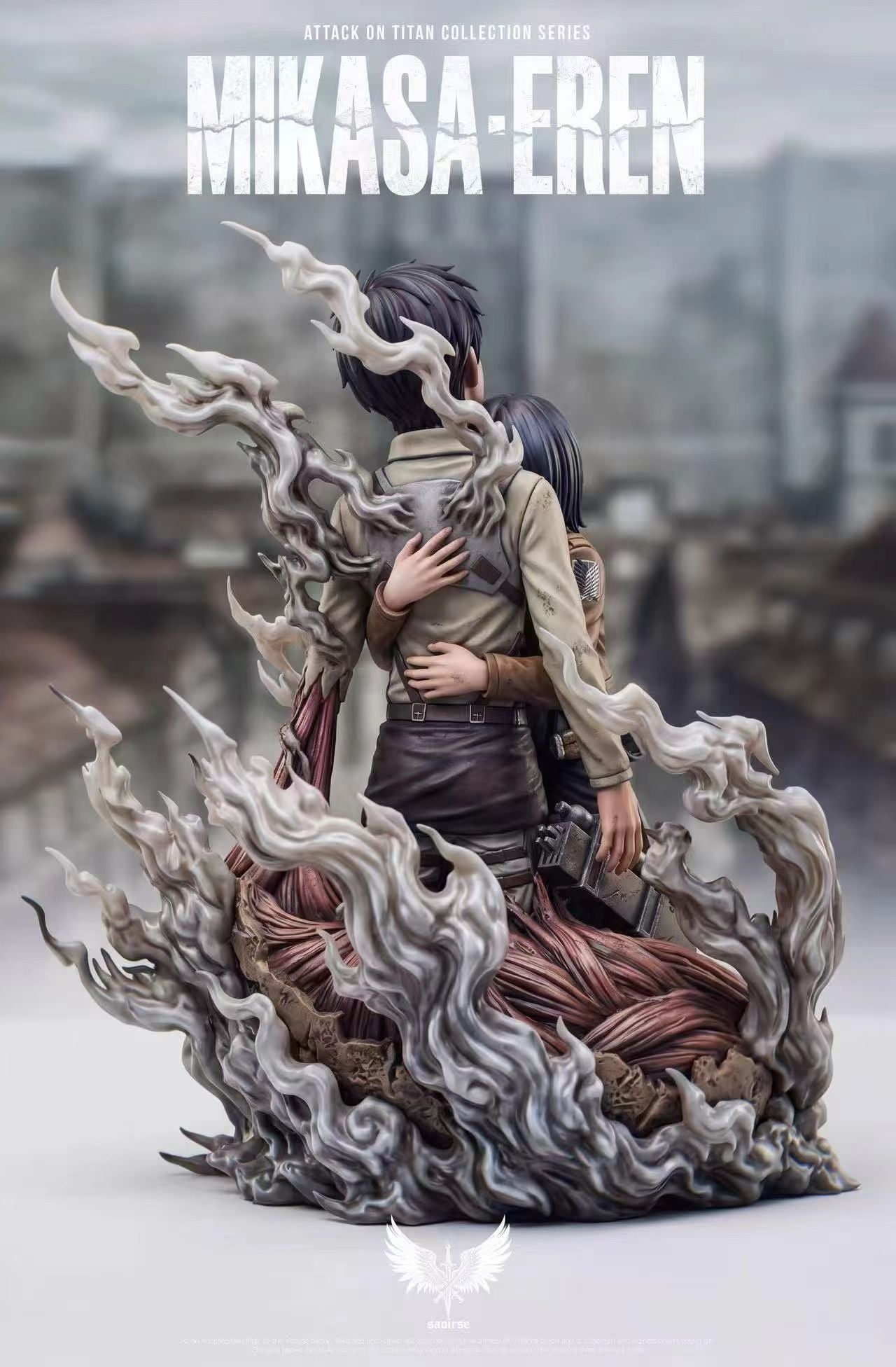 Saoirse Studio - Attack on Titan Mikasa & Eren | 进击的巨人 三笠与艾伦 - Image 2