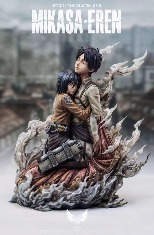 Saoirse Studio - Attack on Titan Mikasa & Eren | 进击的巨人 三笠与艾伦 - Image 1